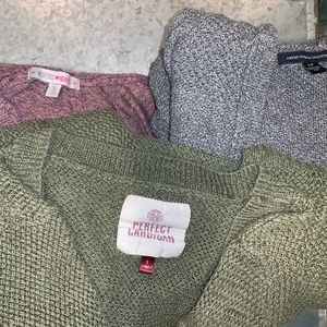 LOT OF 3 CARDIGANS FOR THE FALL SEASON